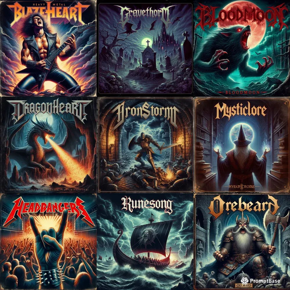 Heavy Metal Album Covers