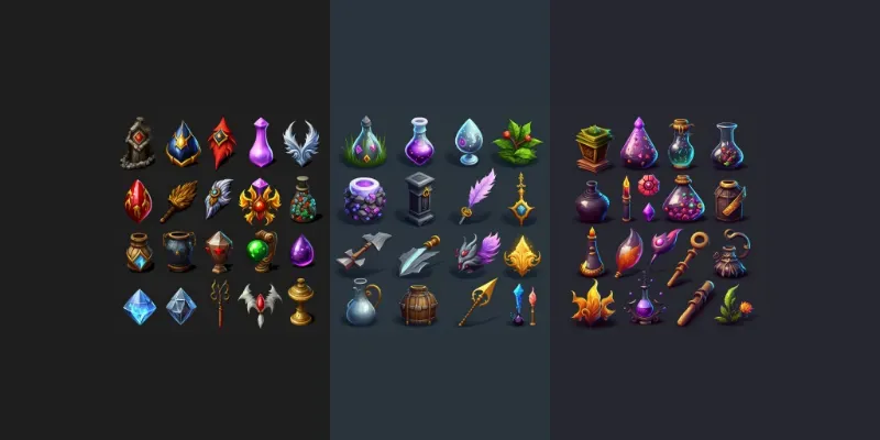 Video Game Icons generated by undefined