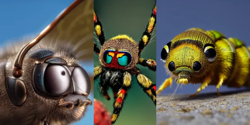 Insect Micro Photography generated by undefined