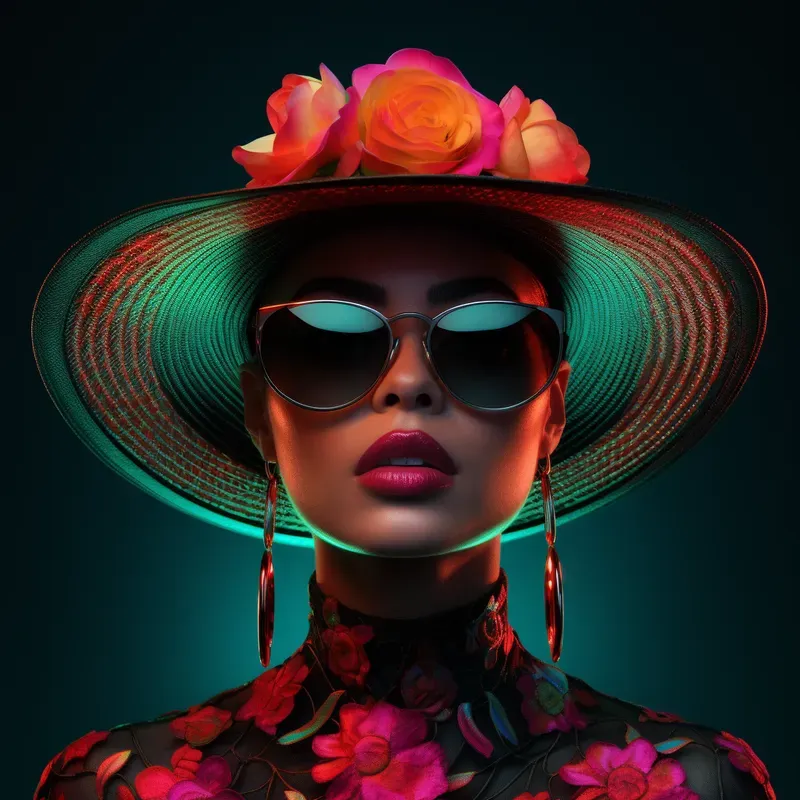 Beautiful Faces In Hats