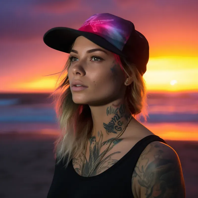 Beautiful Faces In Hats