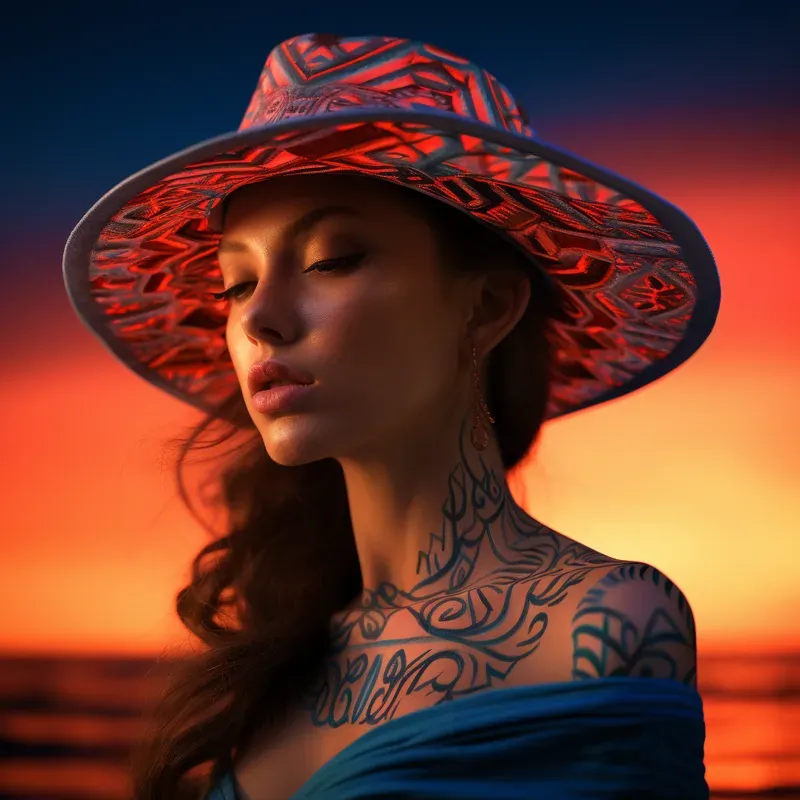 Beautiful Faces In Hats