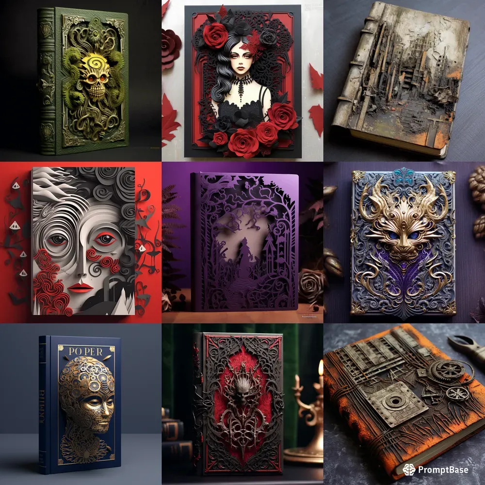 Dark Story Book Covers