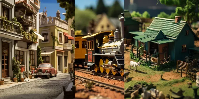 Miniature Scenes generated by undefined