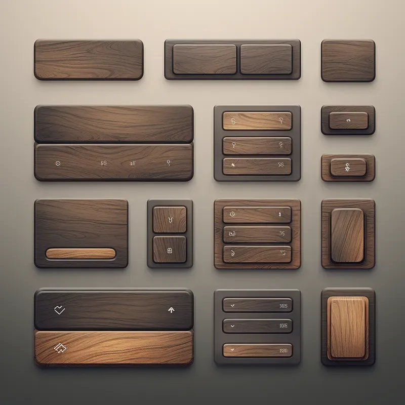 Stylish Button Tailored For Web Or Ui