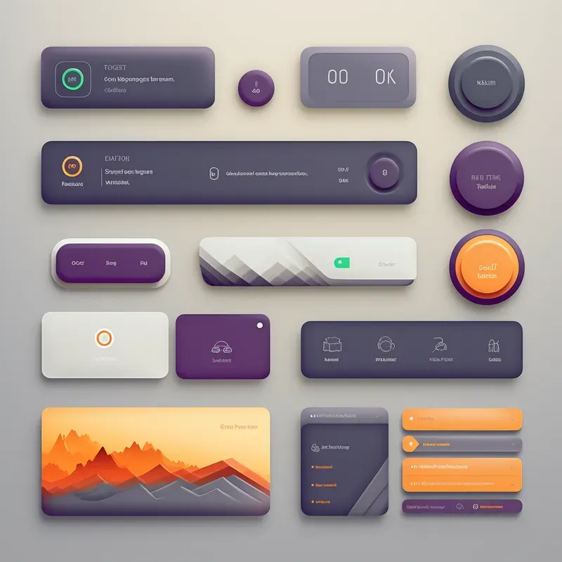 Stylish Button Tailored For Web Or Ui