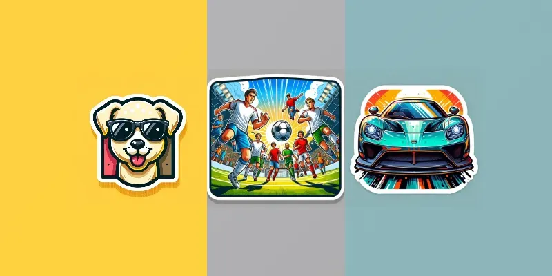 Clean Stickers Easy To Cut generated by undefined