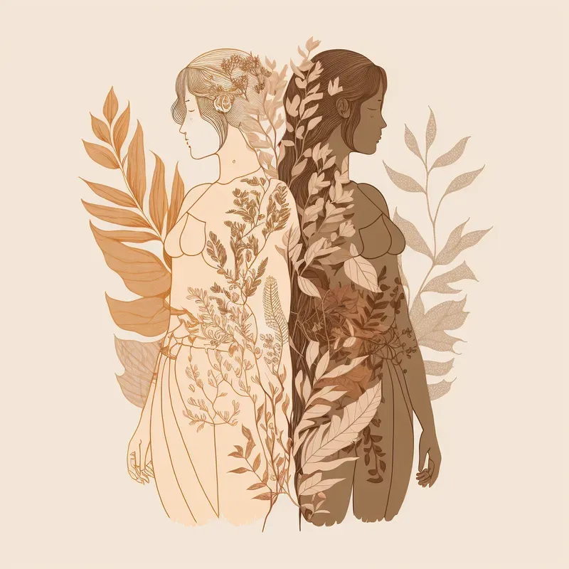Boho Floral Style Art