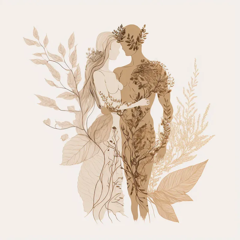 Boho Floral Style Art