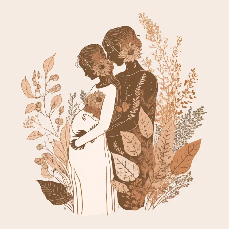 Boho Floral Style Art