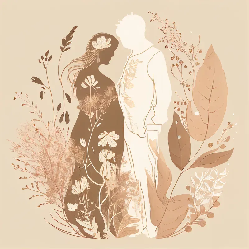Boho Floral Style Art