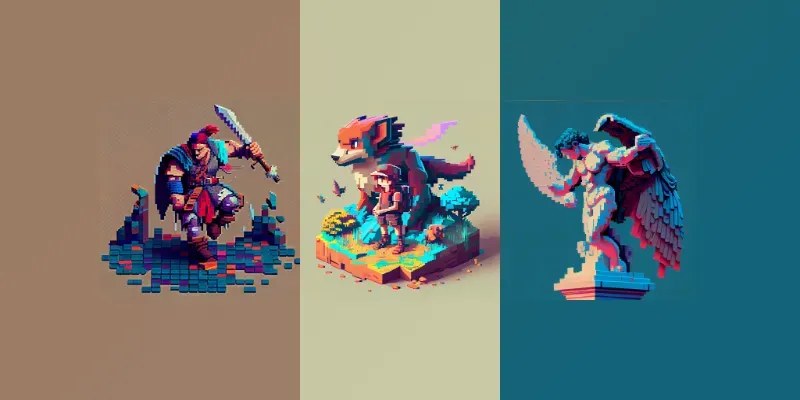 Epic Pixel Art Style generated by undefined