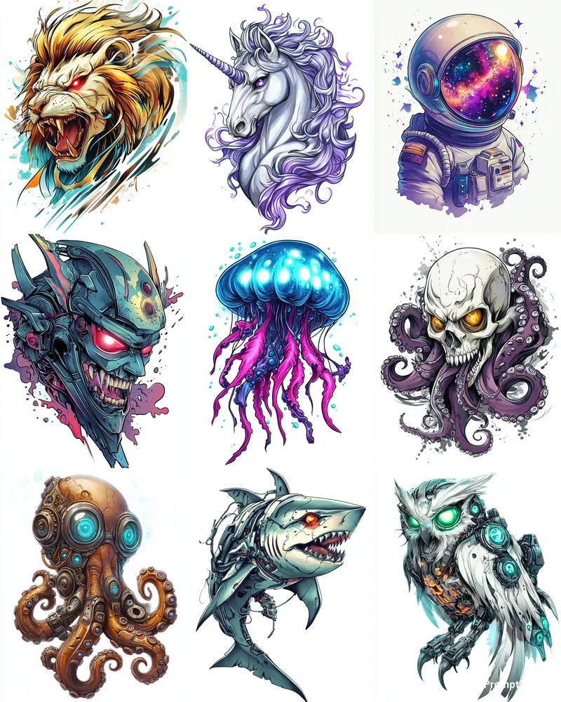 Cartoon Character Tattoo Designs