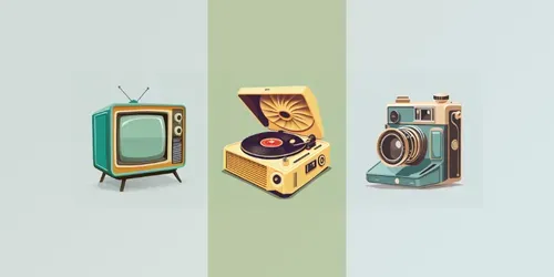 Vintage Vector Cliparts generated by midjourney
