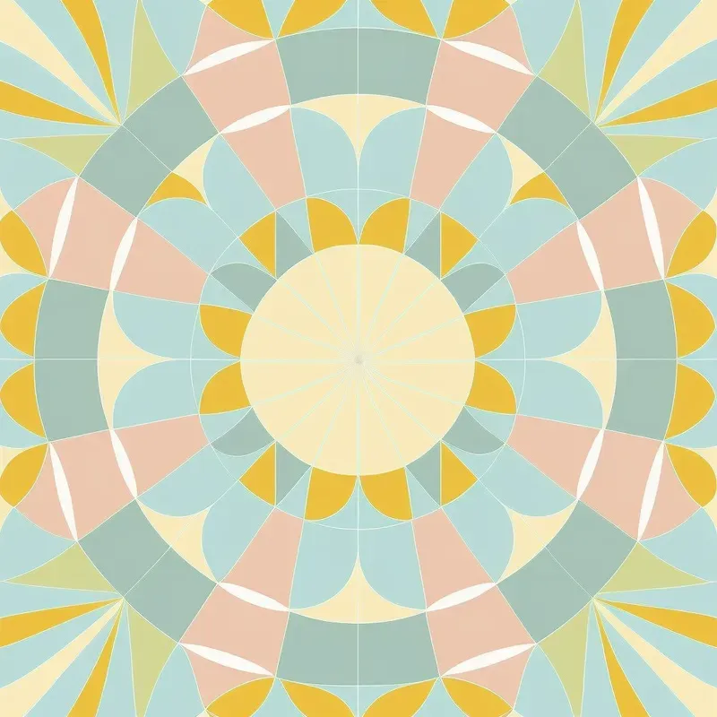 Modern Buddhist Mandala Patterns