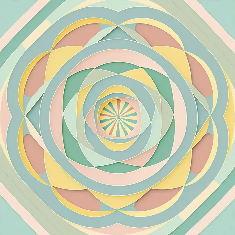 Modern Buddhist Mandala Patterns