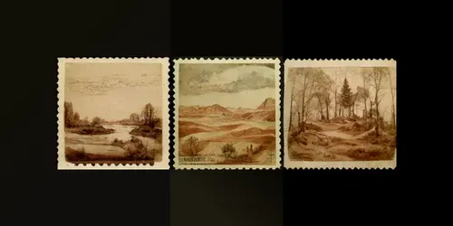 Old Stamps generated by midjourney