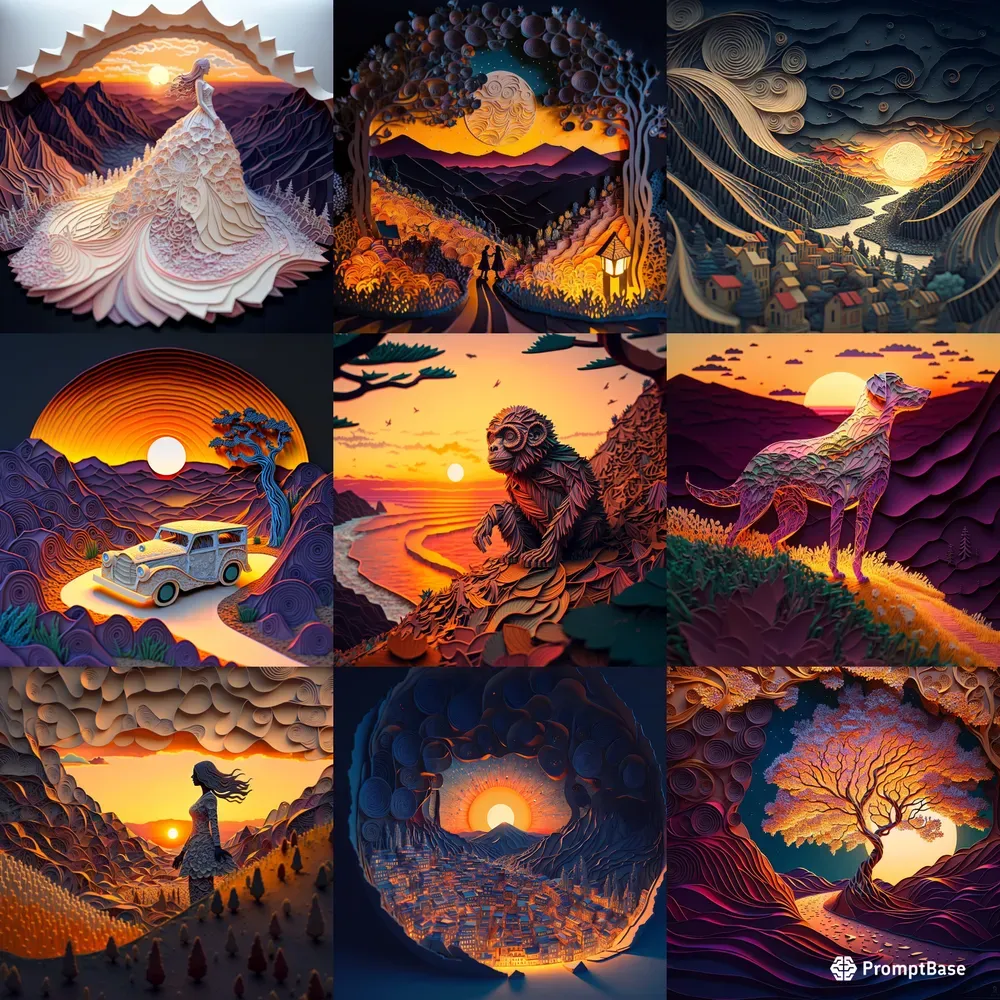Surreal Paper Art