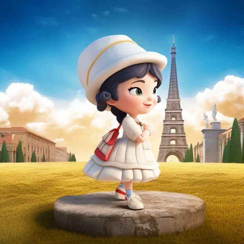 Cute Disney Princess In Modern World