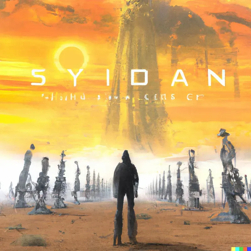 A Lone Person Boldly Facing An Arbitrary Scene