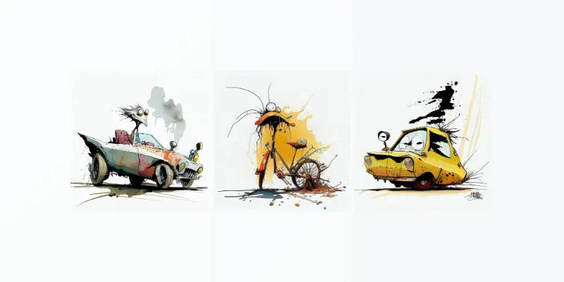 Comic Cartoon Story Illustrations generated by undefined