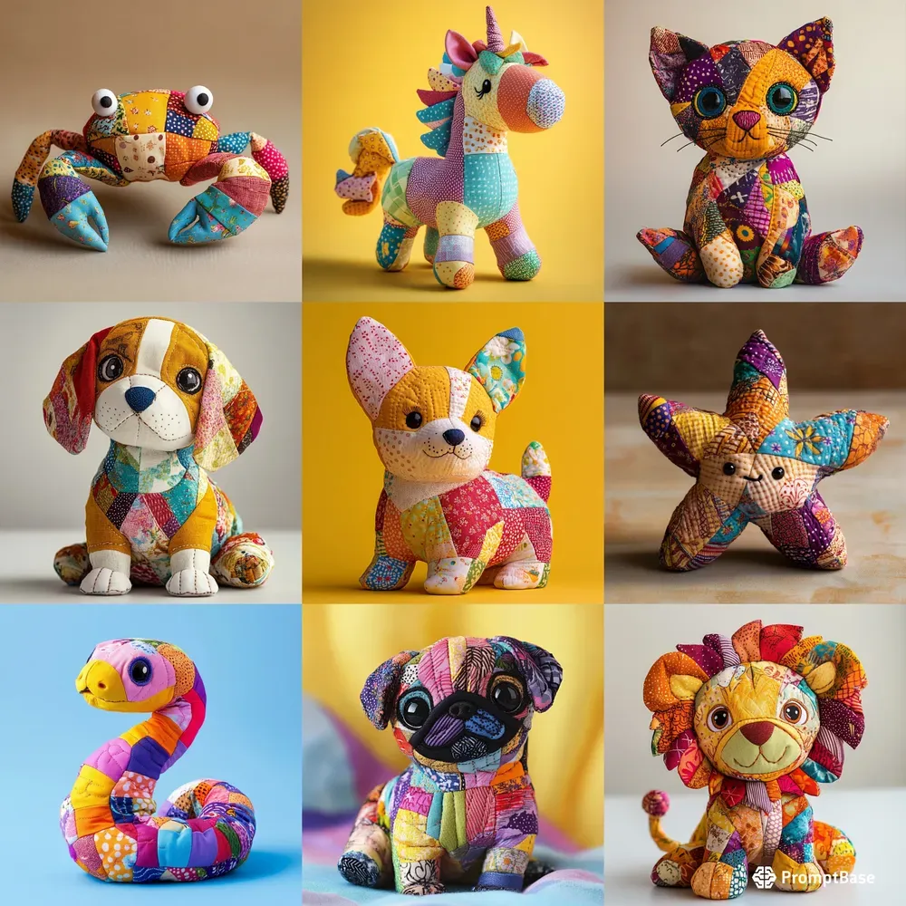 Cute Fabric Sewing Stuffed Animals