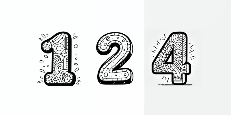 Coloring Pages Numbers For Kids generated by undefined