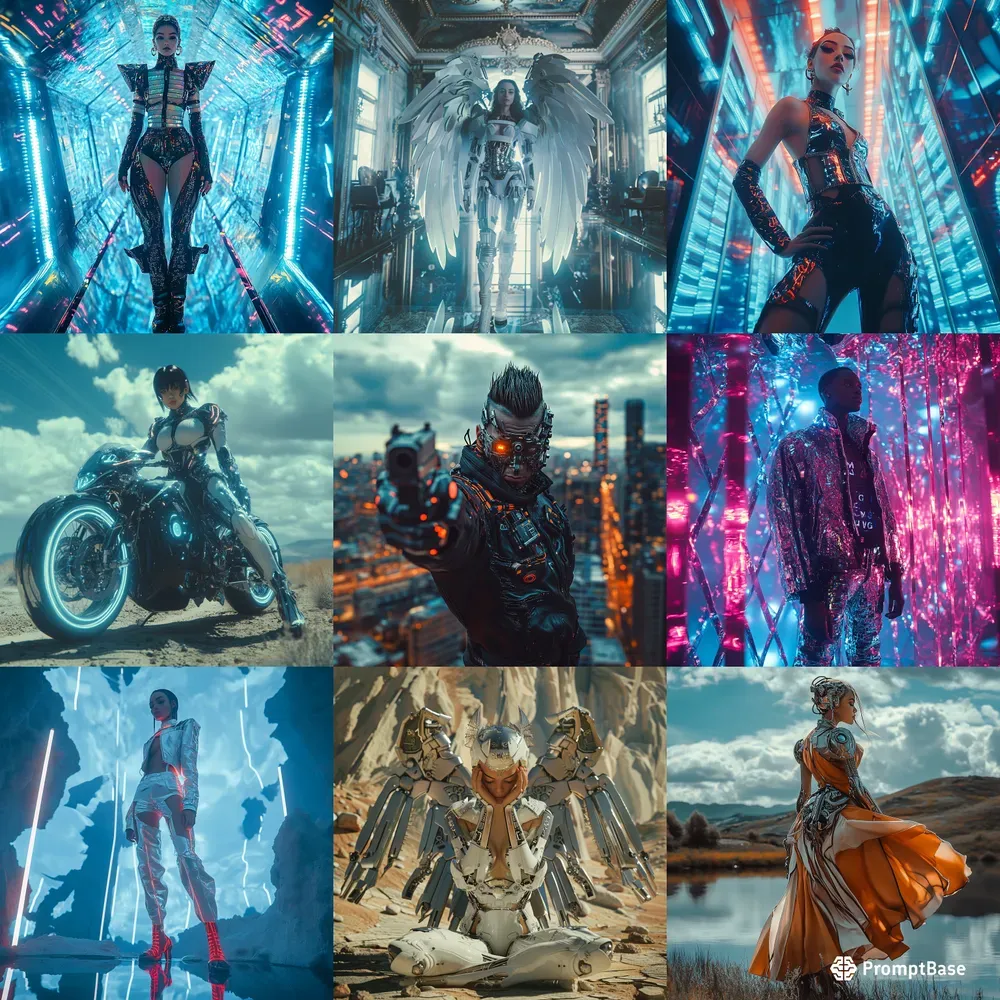 Futuristic Fashion Models