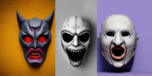 Scary Mask Generator generated by promptbase