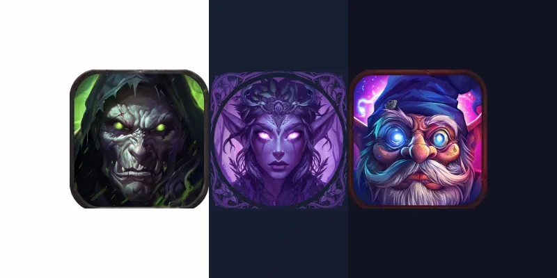 World Of Warcraft Character Logos generated by undefined