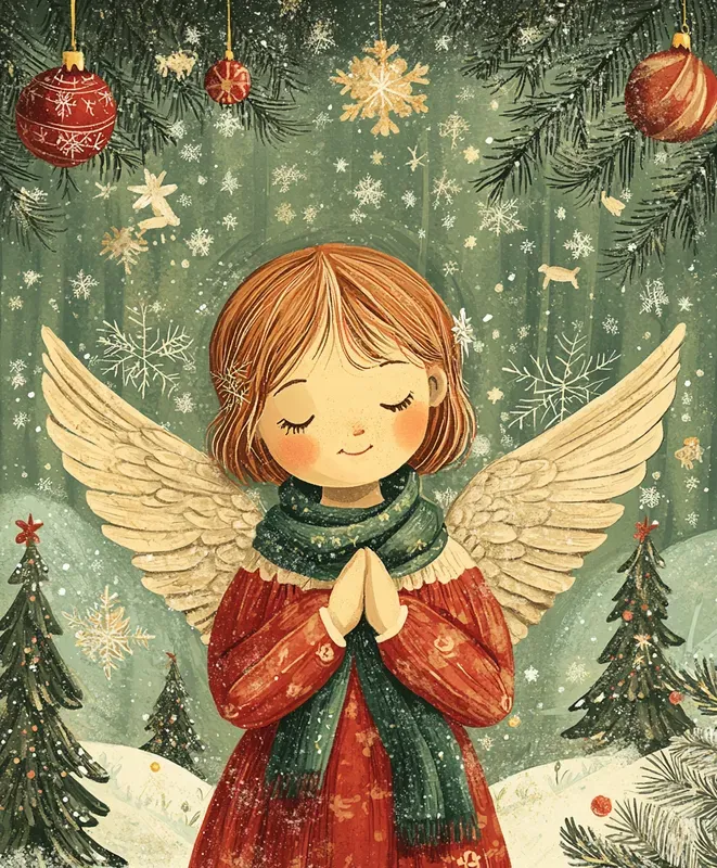 Vintage Cozy Christmas Illustrations