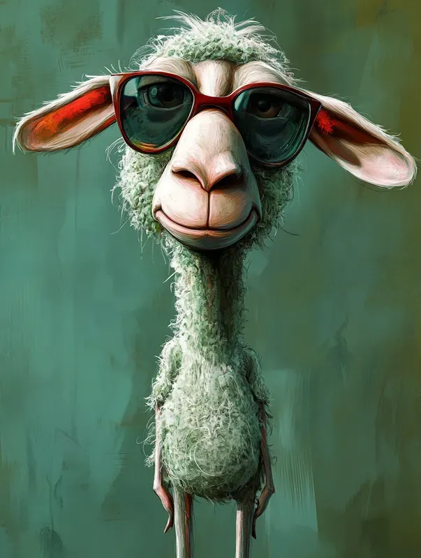 Caricatures Of Bizarre Animals