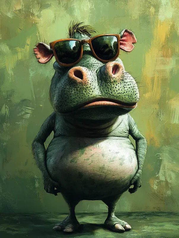 Caricatures Of Bizarre Animals