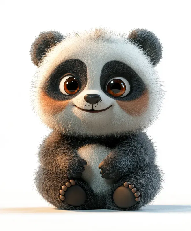 Realistic 3D Cartoon Animals