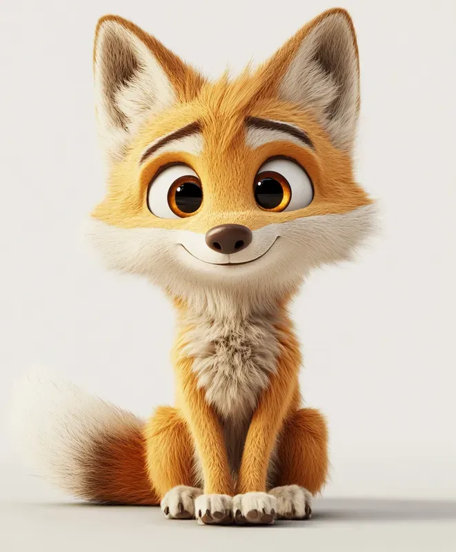 Realistic 3D Cartoon Animals
