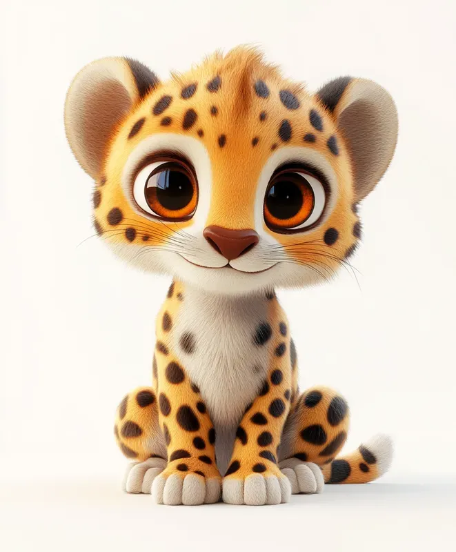 Realistic 3D Cartoon Animals