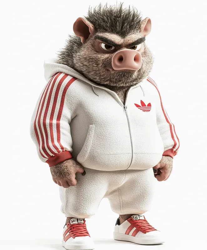 Playful 3D Animals In Sporty Tracksuits