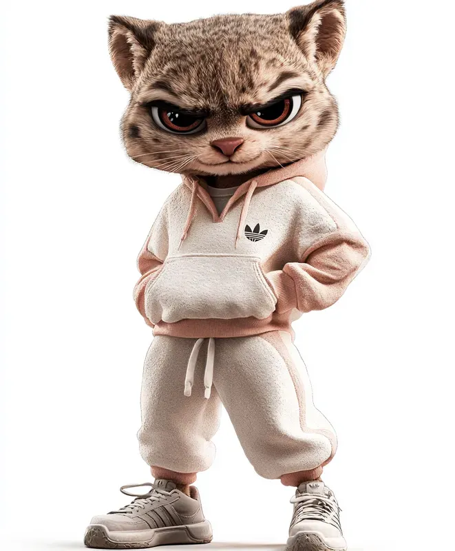 Playful 3D Animals In Sporty Tracksuits