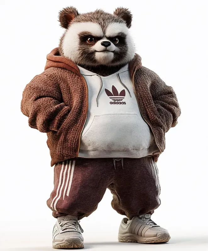 Playful 3D Animals In Sporty Tracksuits