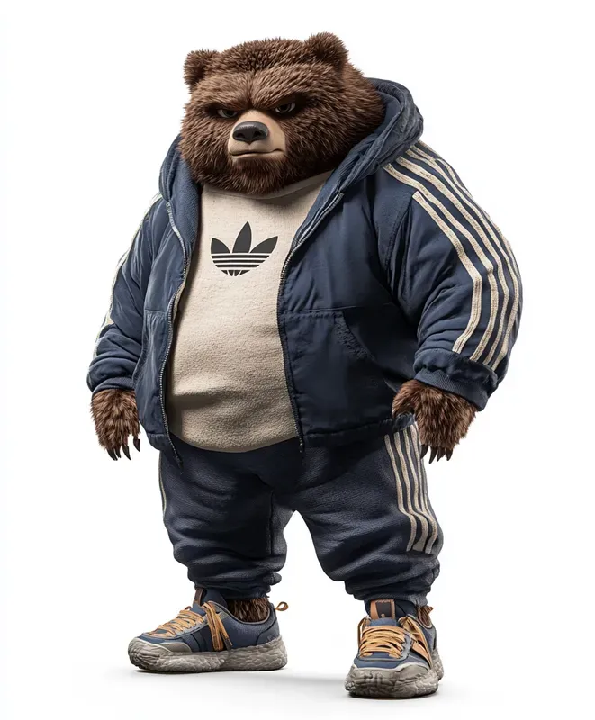 Playful 3D Animals In Sporty Tracksuits