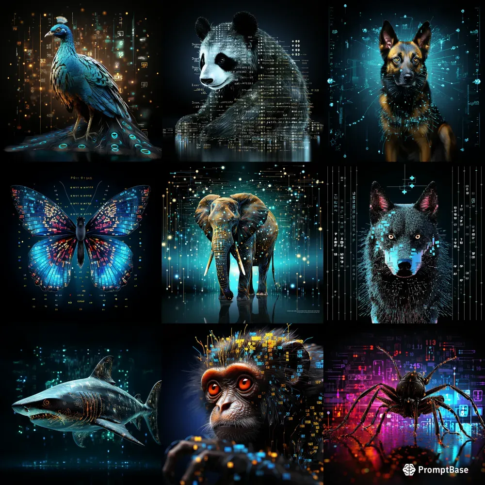 Colored Codes Animals