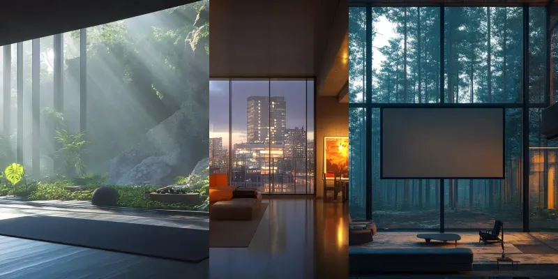 Photorealistic Interior Design Visualizations generated by undefined