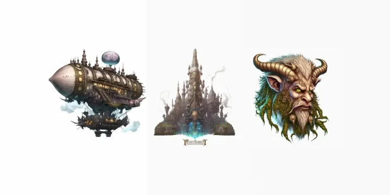 Fantasy Characters & Icons generated by undefined