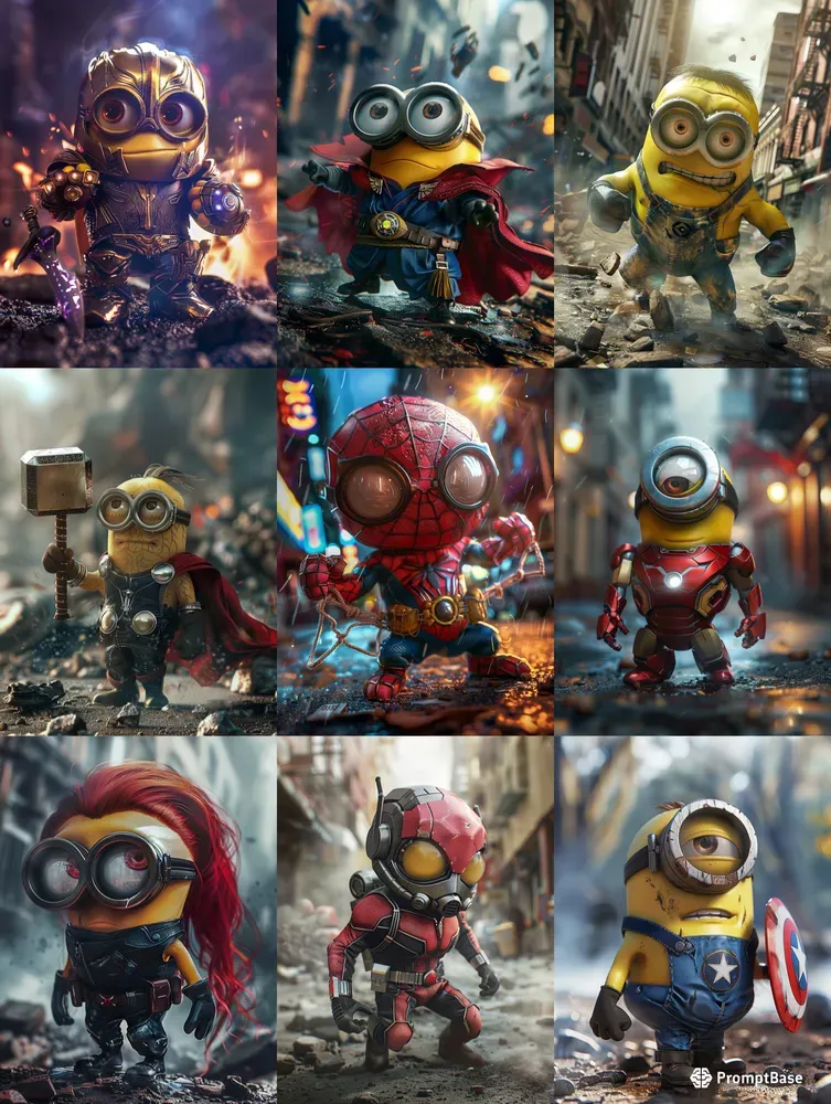 Minion Cosplay Avengers