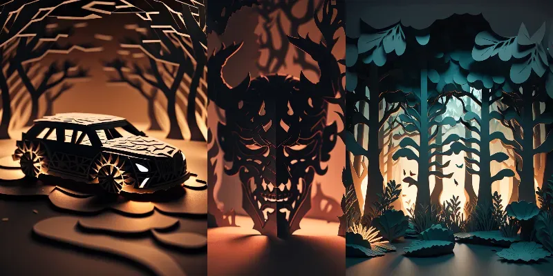 Paper Style - 3D generated by undefined