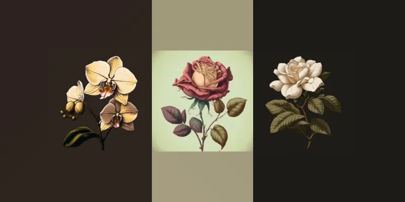 Simple Vector Illustration Of Flowers generated by undefined