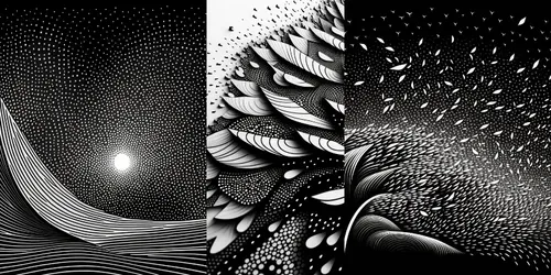 Abstract Nature Patterns generated by midjourney