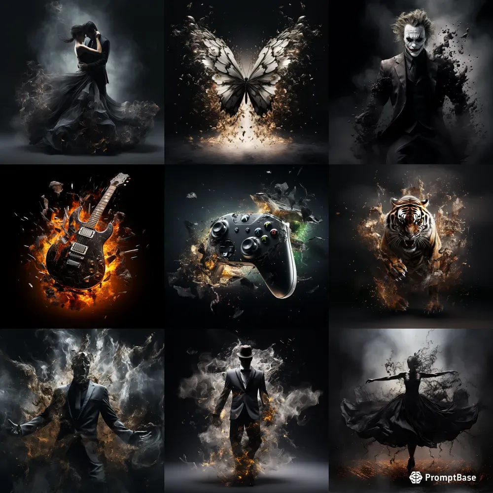 Disintegrating Figures