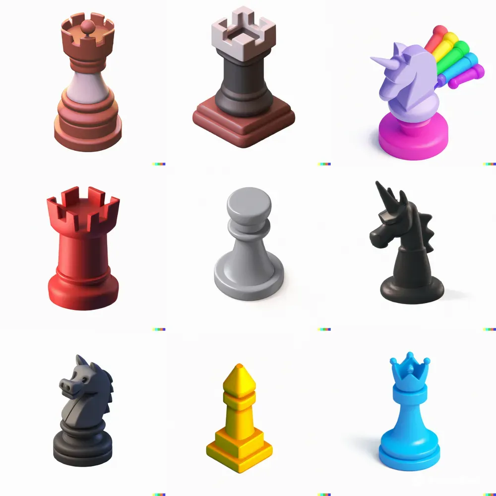 3D Board Game Pieces