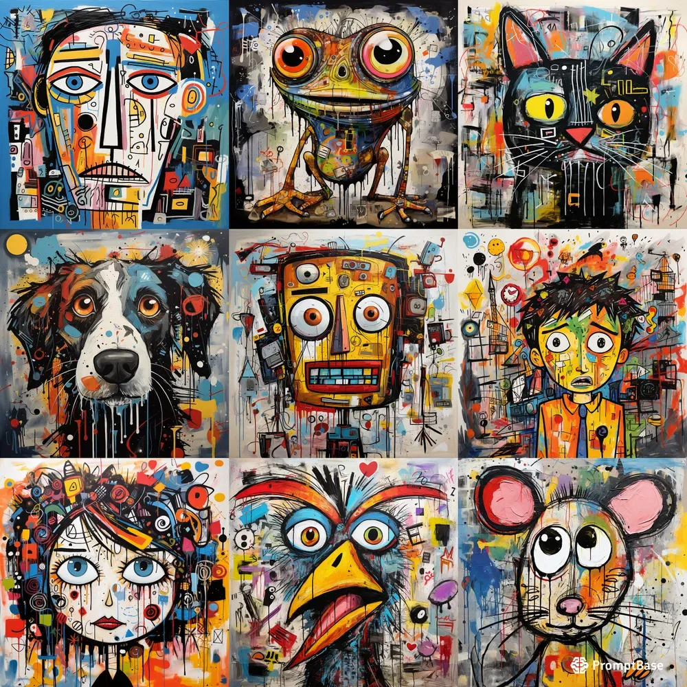 Abstract Expressive Cartoon Caricatures